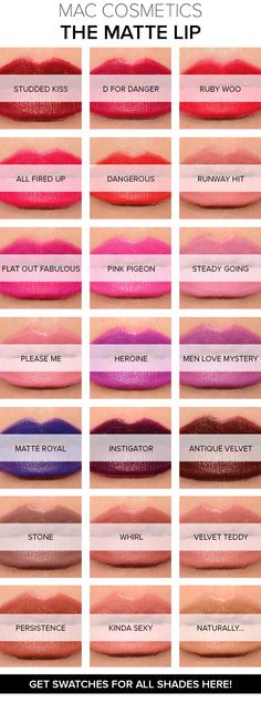 MAC The Matte Lip Collection -- whirl is now a lipstick shade too!!!