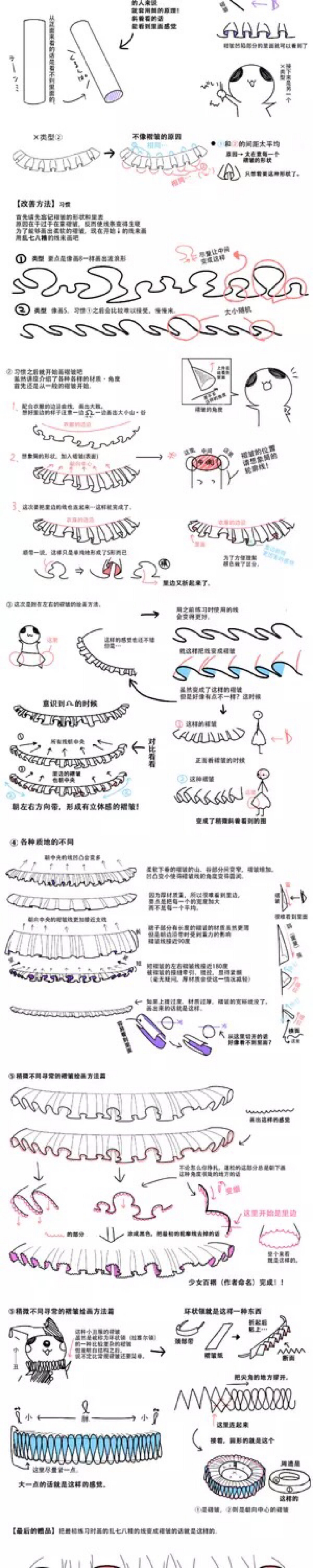 涂鸦 涂色 填色 线稿