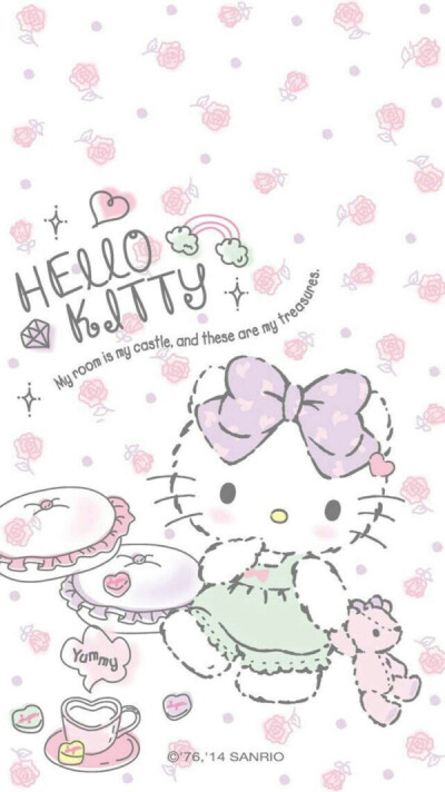 Hello Kitty专属壁纸~高清壁纸~