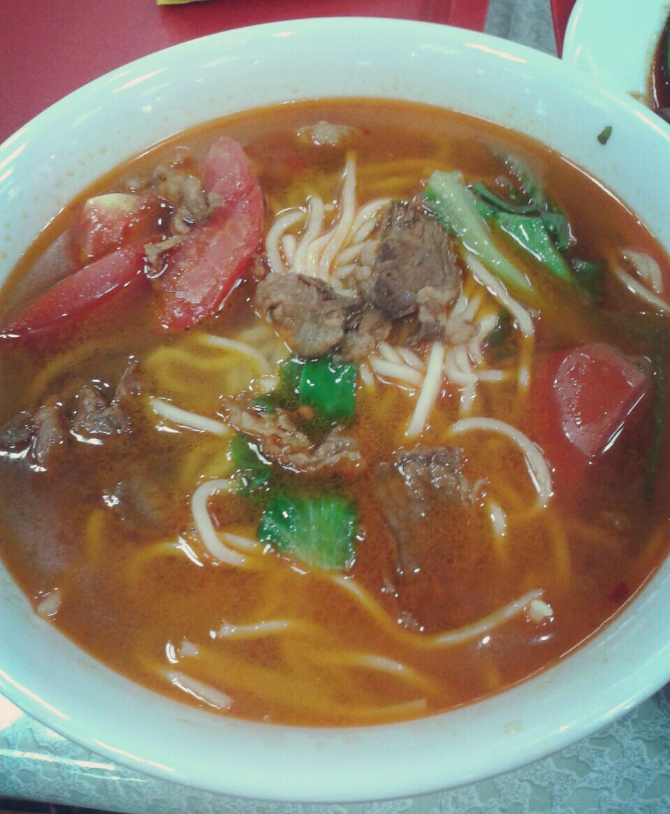 厦门大学的番茄牛腩面