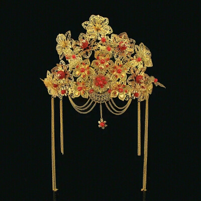 唯美 复古 流苏 新娘 发饰 步摇系！