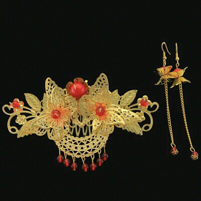 唯美 复古 流苏 新娘 发饰 步摇系！