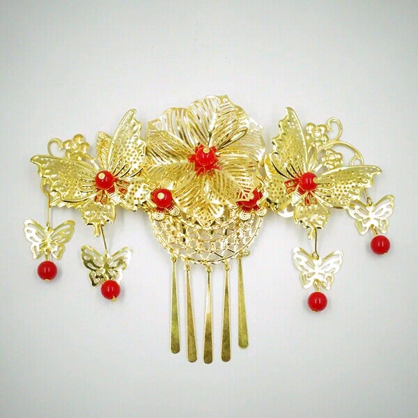 唯美 复古 流苏 新娘 发饰 步摇系！