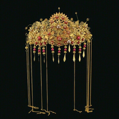 唯美 复古 流苏 新娘 发饰 步摇系！