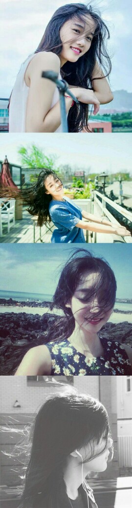 【美照这样拍】发丝轻舞。头发的一大作用，是凌乱美。看，美吗。