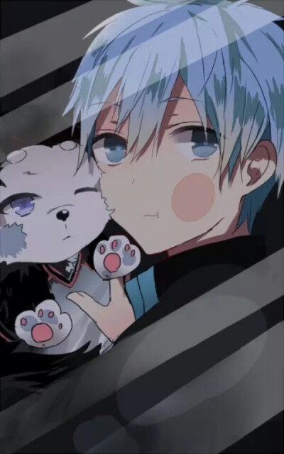 被关在屏幕里的黑子哲也&amp;amp;哲也二号 萌啊啊啊