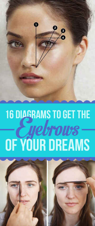 16 Eyebrow Diagrams That Will Explain Everything To You. You know, in case I'm forced to do it on my own. #eyebrows