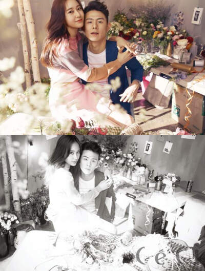 f(x) 的 Krystal 与 Beenzino 的《CeCi》情侣画报。 一起为彩妆品牌 Etude House 的商品 Precious Mineral Any Cushion (珍珠明亮粉凝霜) 所代言的 Krystal 与 Beenzino，他们所拍摄的画报于近日透过时尚杂志《CeCi…