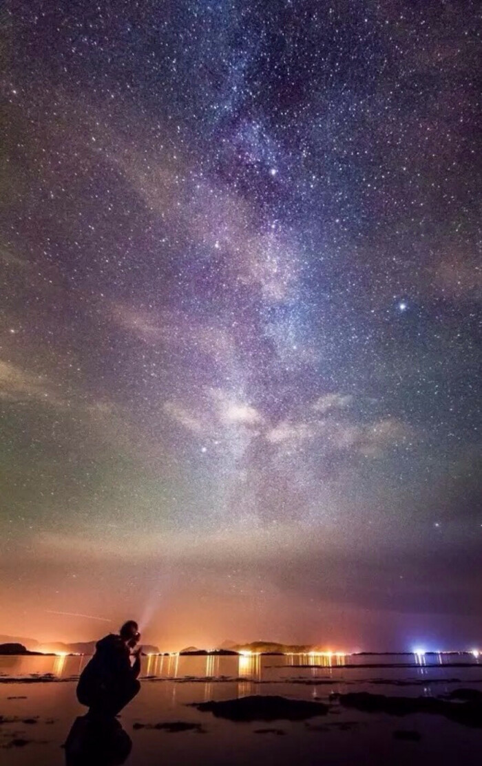 唯美星空夜景夜空星光自然风景iphone手机壁纸唯美壁纸锁屏 堆糖 美图壁纸兴趣社区