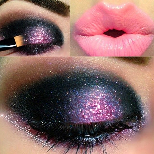 Super-chic Shimmer Purple Eye Makeup Ideas | Want more makeup ideas? Follow http://www.pinterest.com/thevioletvixen/face-paint/