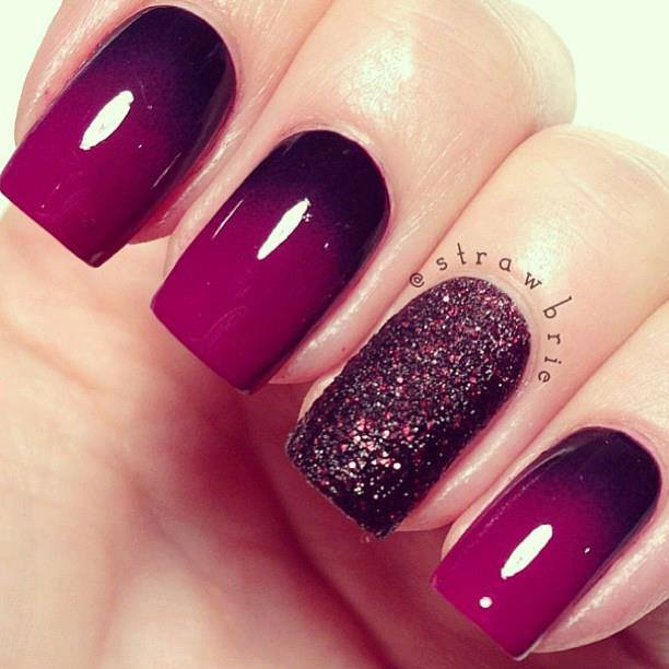 Love this #ombre look.... #nailart #nails