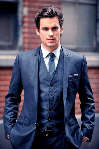 Matt Bomer as Neil Caffrey on USA's White Collar. Always sharply dressed, always has amazing hair, always smokin' hot.