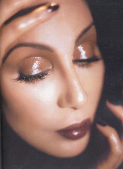 Cher. Make up by Kevyn Aucoin./••••just incredibly gorgeous at every age and in most everything she put on her body.