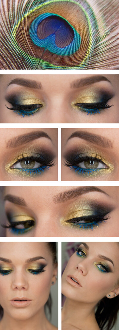 Peacock is not just for your tail, put it on your eyes too! Find these vibrant shades at Camera Ready Cosmetics.