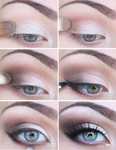 Use eyeshadow and an angled brush for a softer look.