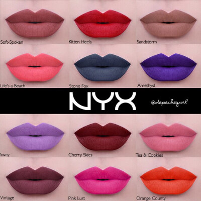 NYX Liquid Suede Cream Lipsticks!Launching later this month @nyxcosmetics