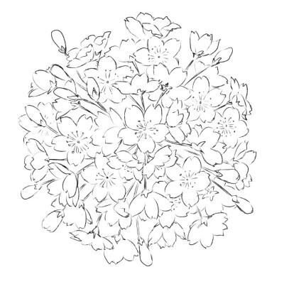 橡皮章素材‖花