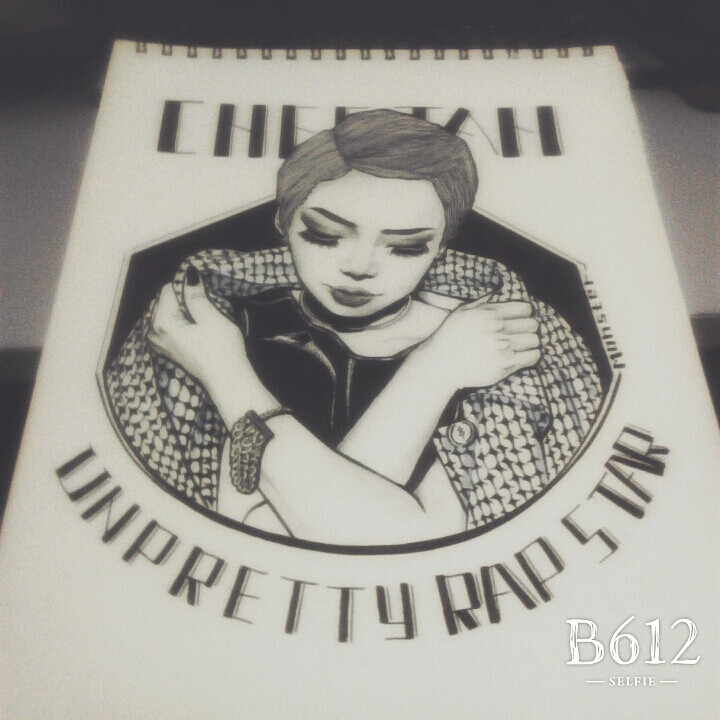 #手绘 #插画 #头像 #CHEETAH #UNPRETTY RAP STAR #晚安Good Night 