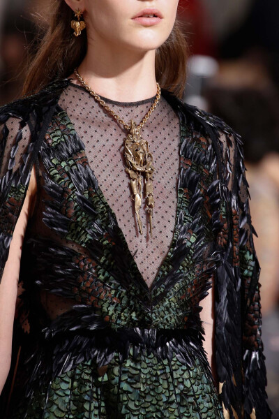 Details at VALENTINO Haute Couture Fall-Winter 2015.