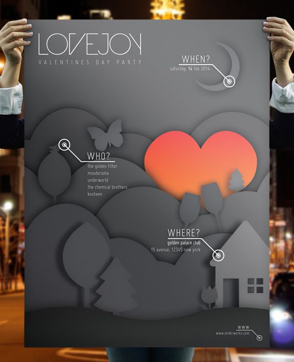 Lovejoy - Music &amp;amp; Event Flyer by andersdenkend