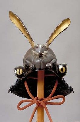 玉兔日本武士头盔