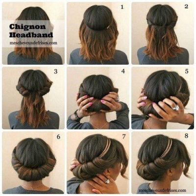 Here’s a no-heat hairstyle that will last for two days. Tuck locks under a headband. Let them out the next day for natural waves. | 16 Brilliant Summer Hair Hacks You Never Knew You Needed