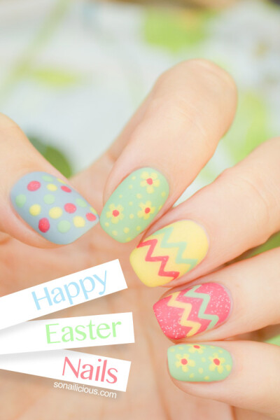 easter nails, cute easter nails - #Easter Nail Art Ideas