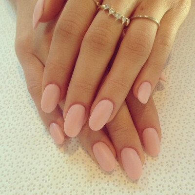 Blush wedding ideas, wedding nails, classic nail design, matte pink, matte colors