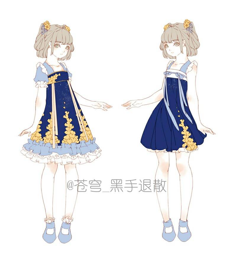 服装草图，设计者，苍穹_黑手退散