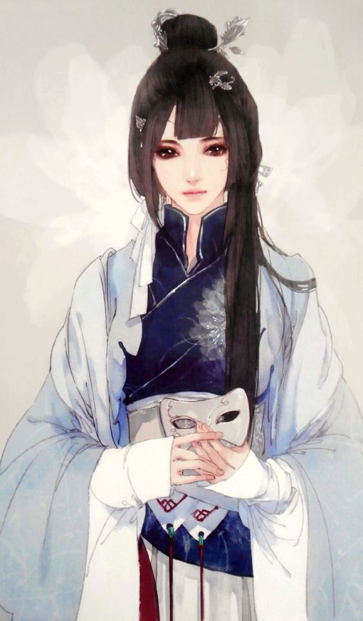 古代女子 古风美女 手绘图