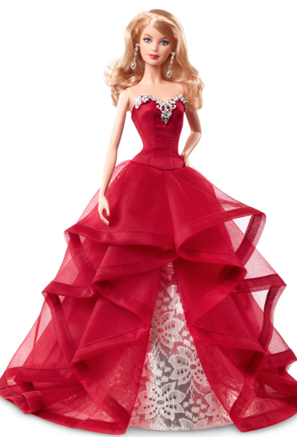 芭比娃娃 2015限量版 2015 Holiday Barbie™ Doll【价格34.95美元】