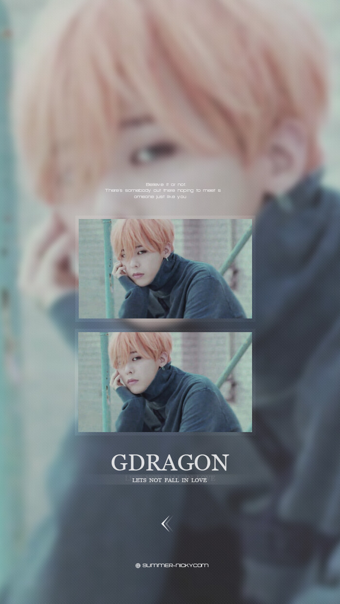 G-DRAGON权志龙#bigbang#【E】原创高清手机壁纸#微博:SUMMER_NICKYCOM原创#iPhone#安卓#锁屏#桌面#