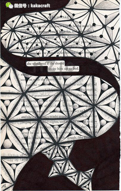 禅绕画 zentangle www.chanrao.me