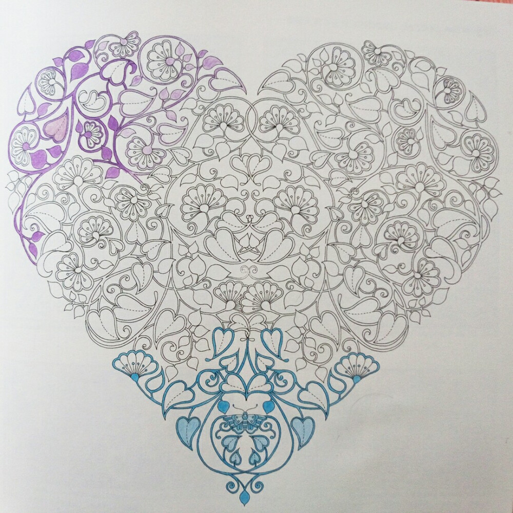 秘密花园填色