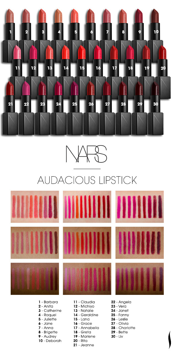 NARS AUDACIOUS LIPSTICKS LOOK GOOD ON EVERY SKIN TONE Are we right or are we right? SHOP NARS AUDACIOUS LIPSTICKS &amp;gt;