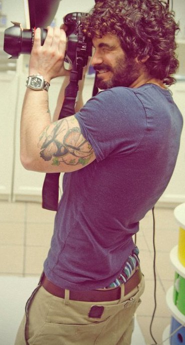 Obviously this guy is made up. I've never seen anyone look like this. Def want to marry him. Curly hair, beard, tattoo, and boxers. UHHHH YES PLEASE