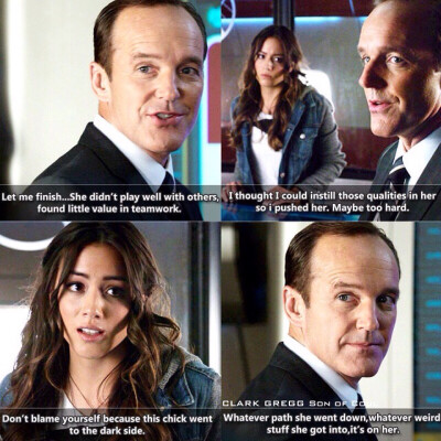 神盾局/Clark Gregg/Phil Coulson/寇森/Chloe Bennet/Skye/汪可盈姐姐