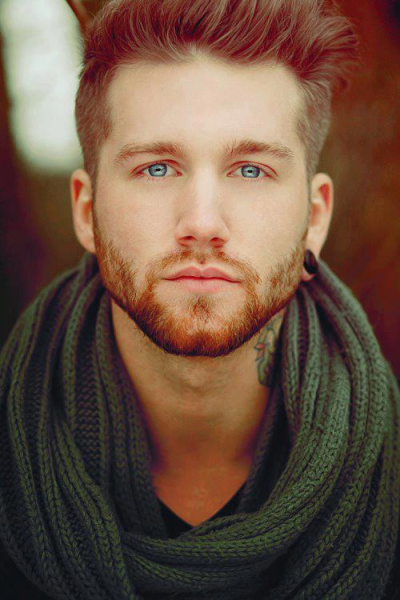 (40) Tumblr man, gorgeous, tattoo, eyes, blue eyes, photography, ear stretcher