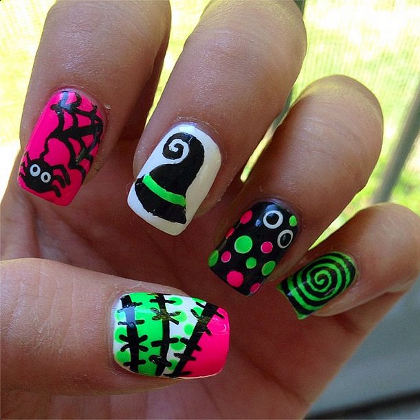 101 Halloween Nail Art Ideas That Are Better Than Your Costume: We're counting down the days to Halloween around here!