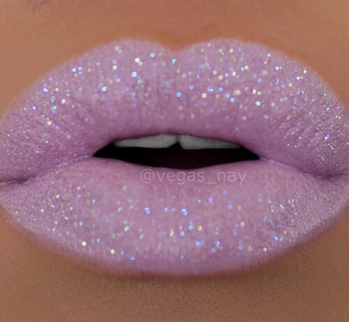 Pink glitter lips, use Motives Glitter Pot on top of motives mineral lipstick in Wisteria. Www.shopBPretty.com