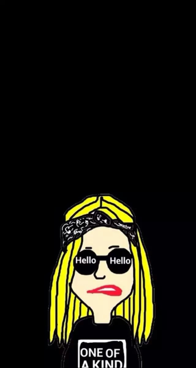 背景壁纸 iPhone锁屏壁纸 原宿风 非主流 可爱图案 小清新 文字控 炫酷拽 暗色系