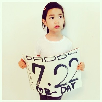 李HARU：阿爸生日快乐。