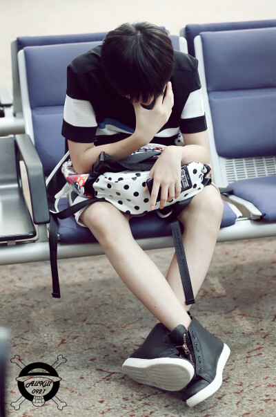 TFBOYS王俊凯 2015.07.22 台湾桃园机场-北京首都机场图。