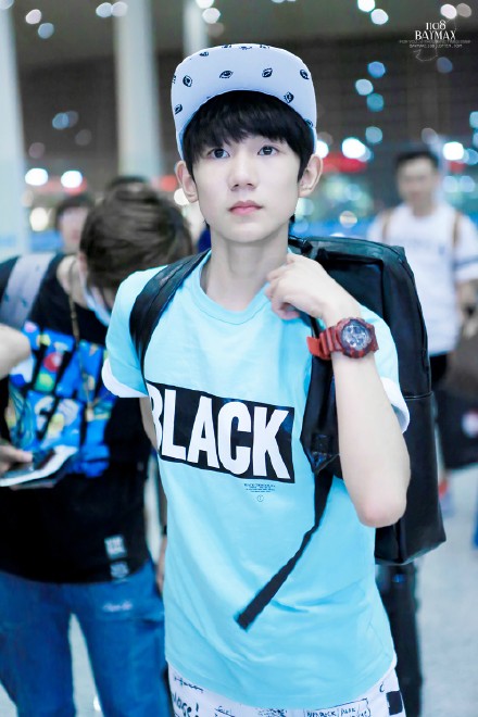 TFBOYS王源 150725台湾赴北京 cr:Baymax1108