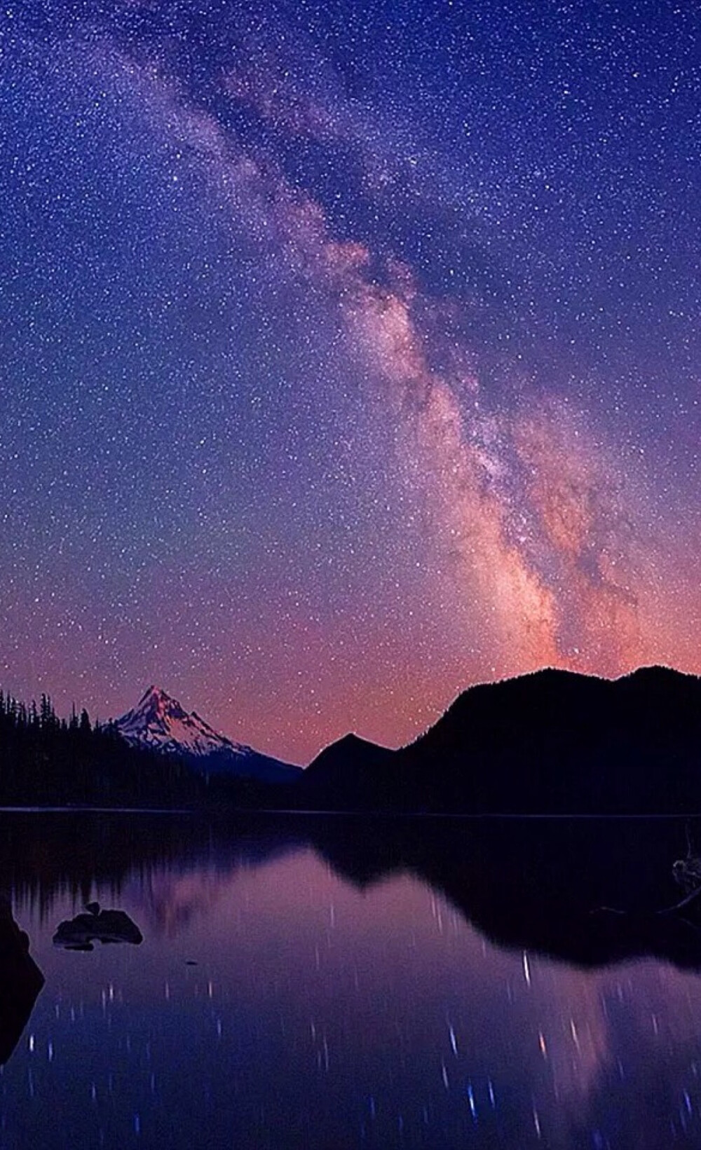 唯美星空 夜空 星光 夜景 自然风景 iphone手机壁纸 唯美壁纸 锁屏