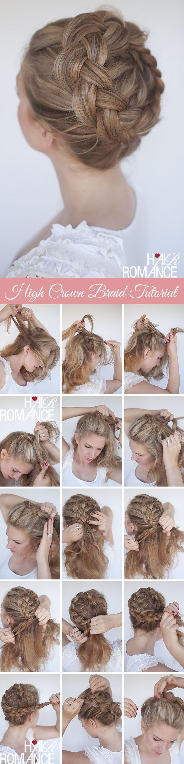 DIY High Crown Braid Tutorial