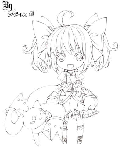 手绘 插画 线稿 手稿 黑白素材