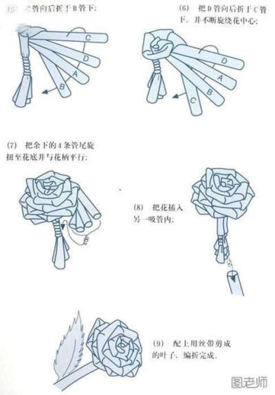 吸管玫瑰