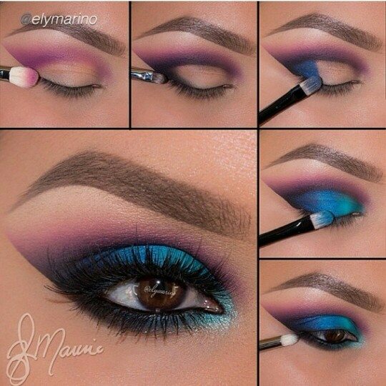 Heres a tutorial 1.Begin by applying &amp;quot;2am&amp;quot; (Sugarpill) slightly above the crease! (to get that clean edge you can use a piece of scotch tape in the outer corner of the eyes or go back with makeup remover and a Qtip when the look is finished 2.For a cut crease, map ou