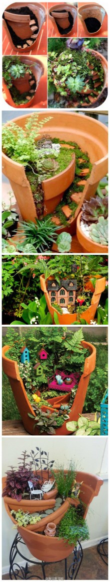 各类自制小盆栽，真的很文艺